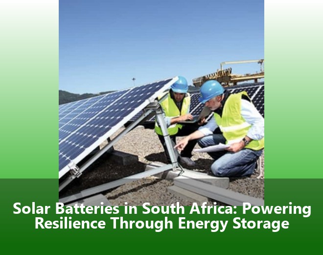 Solar Batteries in South Africa: Powering Resilience Through Energy Storage